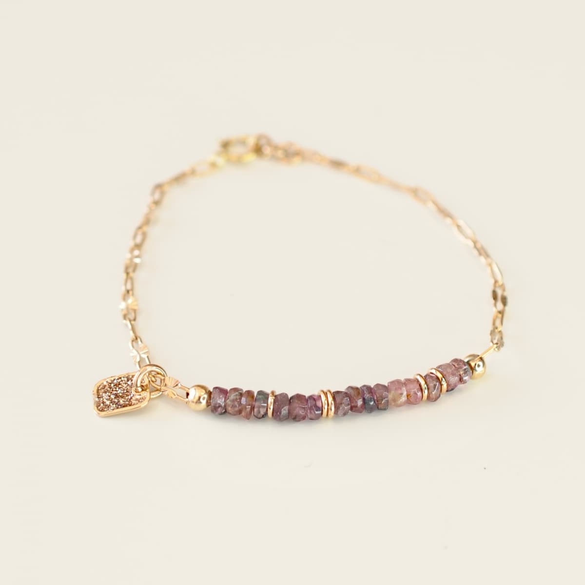 Bracelet Anna Rondelle tourmaline