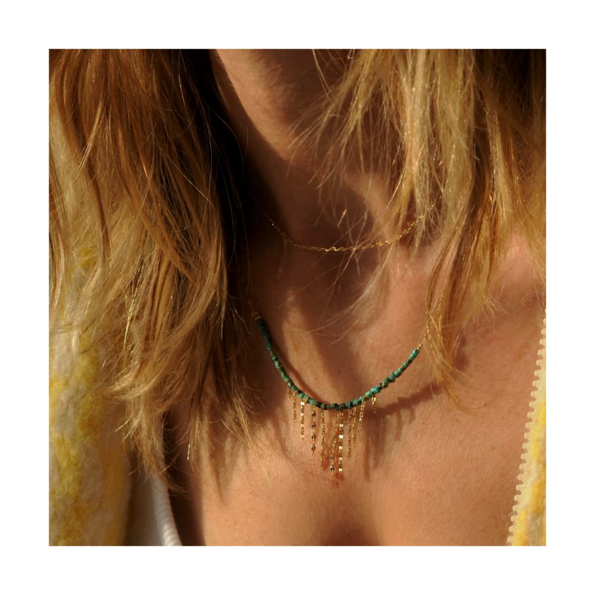 Collier Céleste Turquoise azur