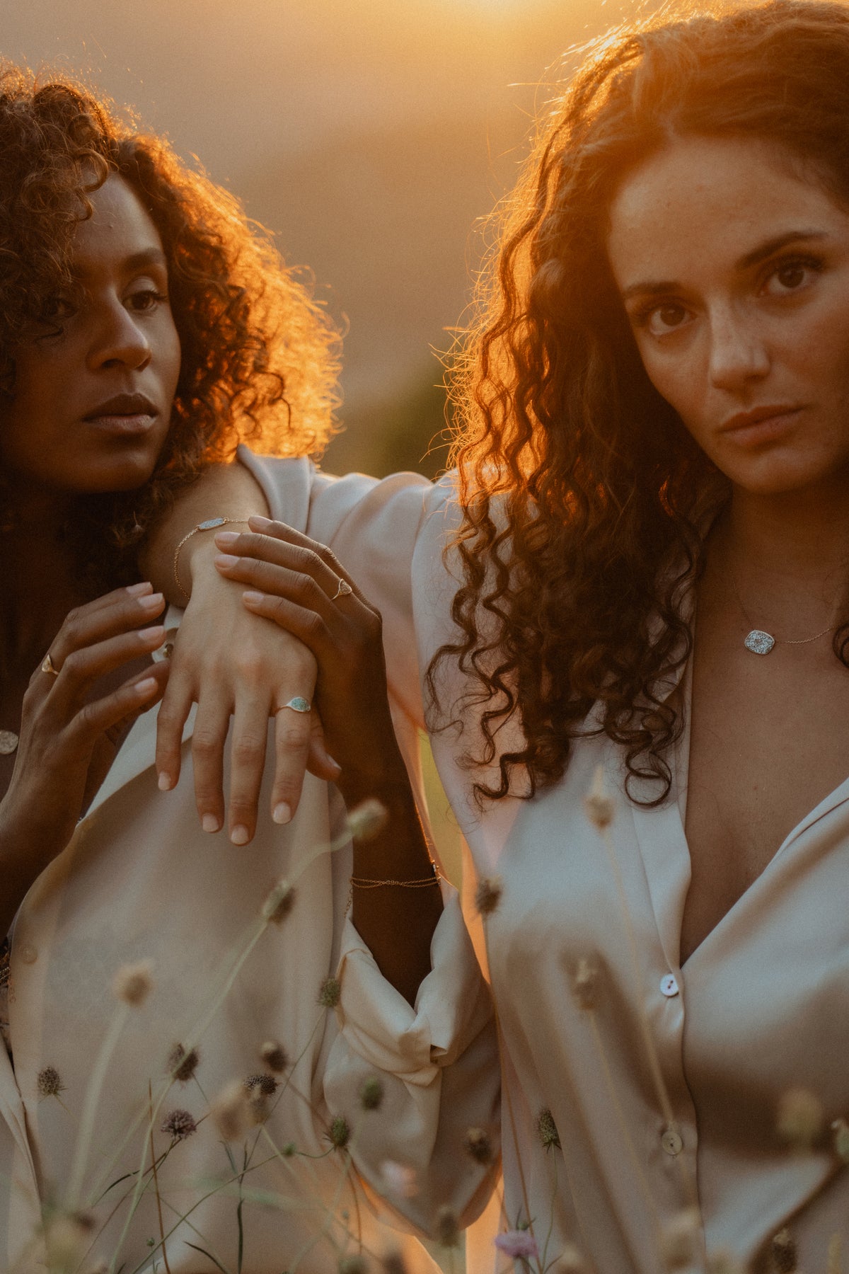 Collier Sunshine carré d'or 4 versions