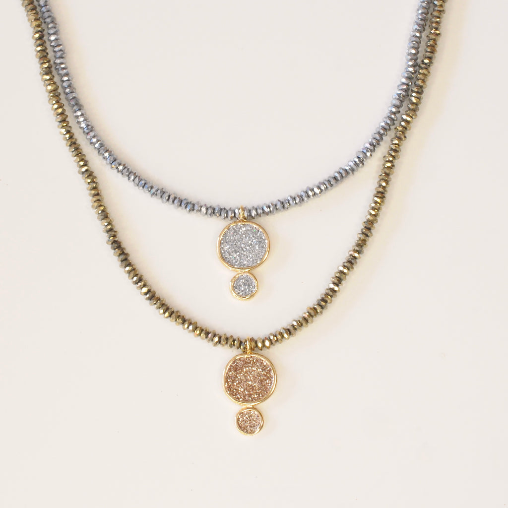 Collier pierre Vénus XL