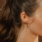Boucle d'oreilles chaine BB carré