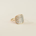 Bague Sunshine carré d'or