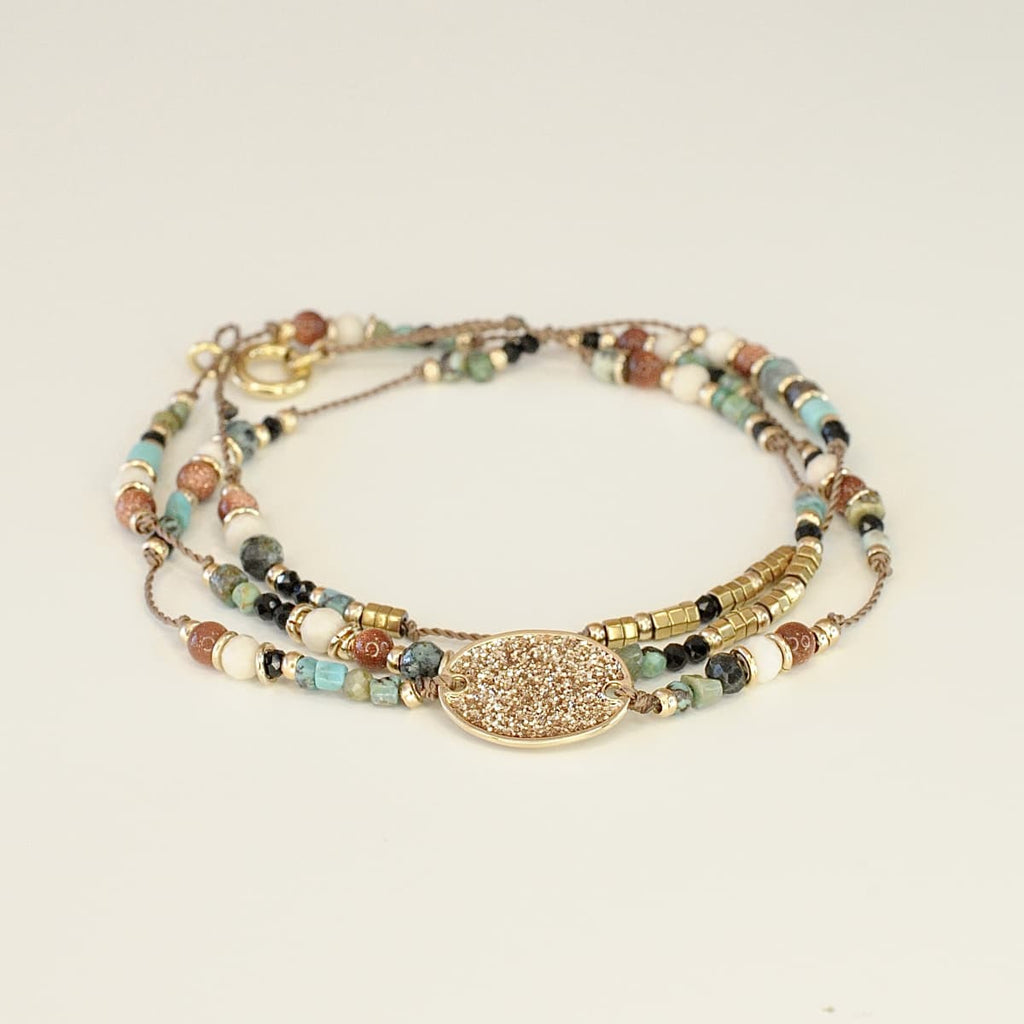 Bracelet Anna Turquoise 3 tours