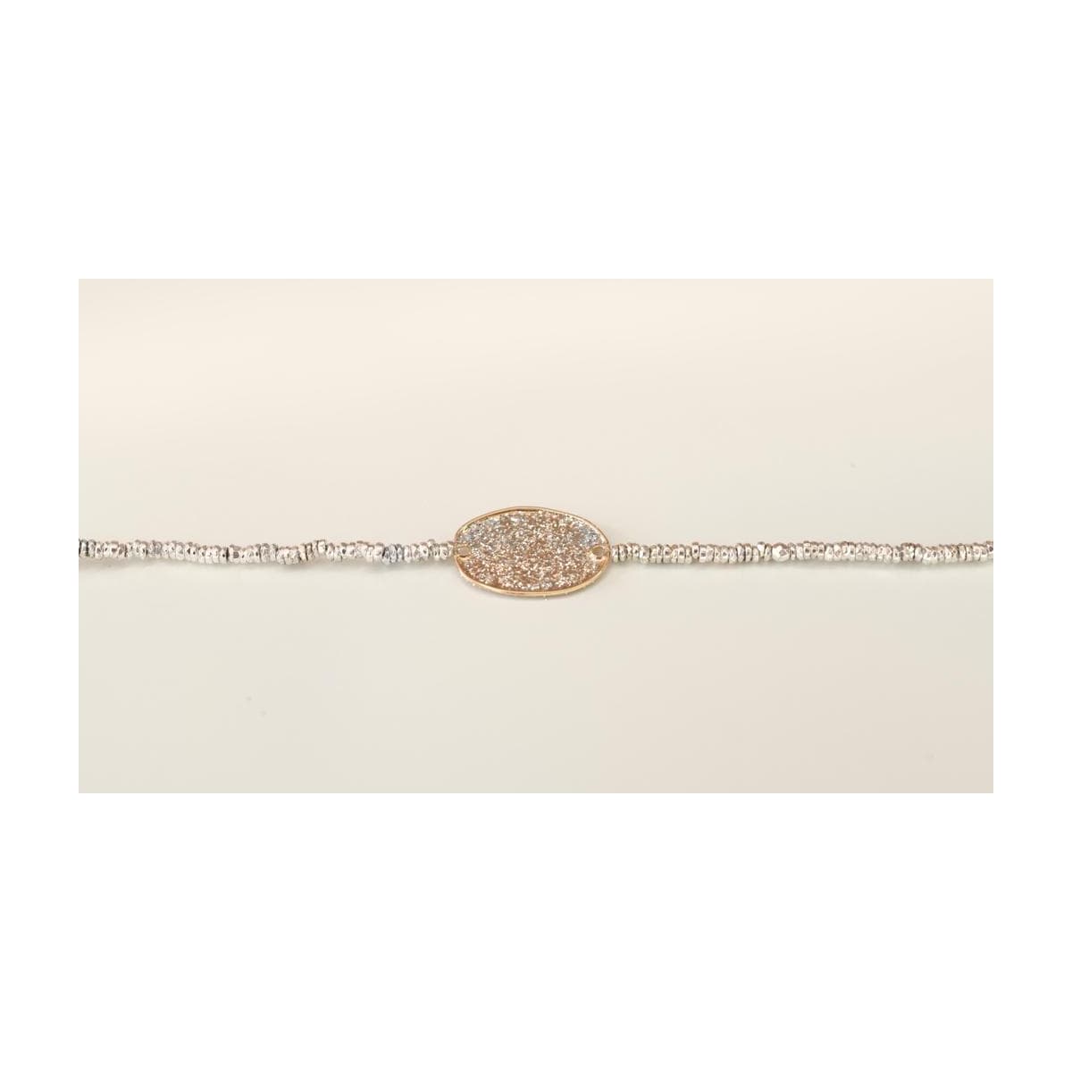 Bracelet argent Céleste galet