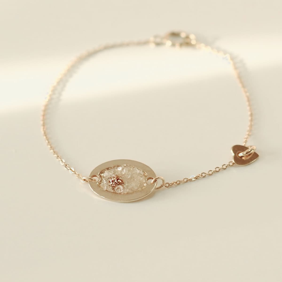 Bracelet Ekla galet Aquamarine