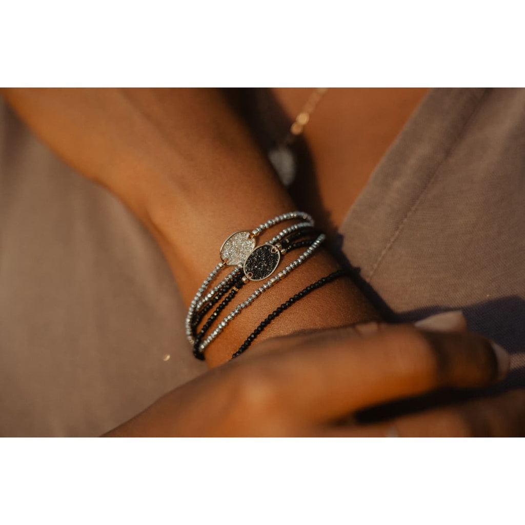Bracelet Galet Sunshine 3 tours