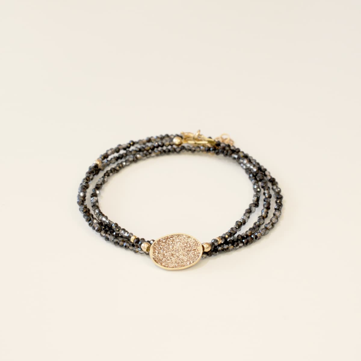 Bracelet Galet Sunshine 3 tours