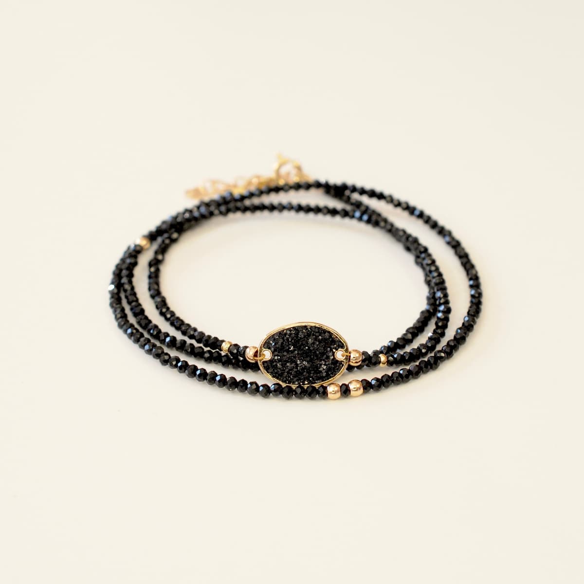 Bracelet Galet Sunshine 3 tours