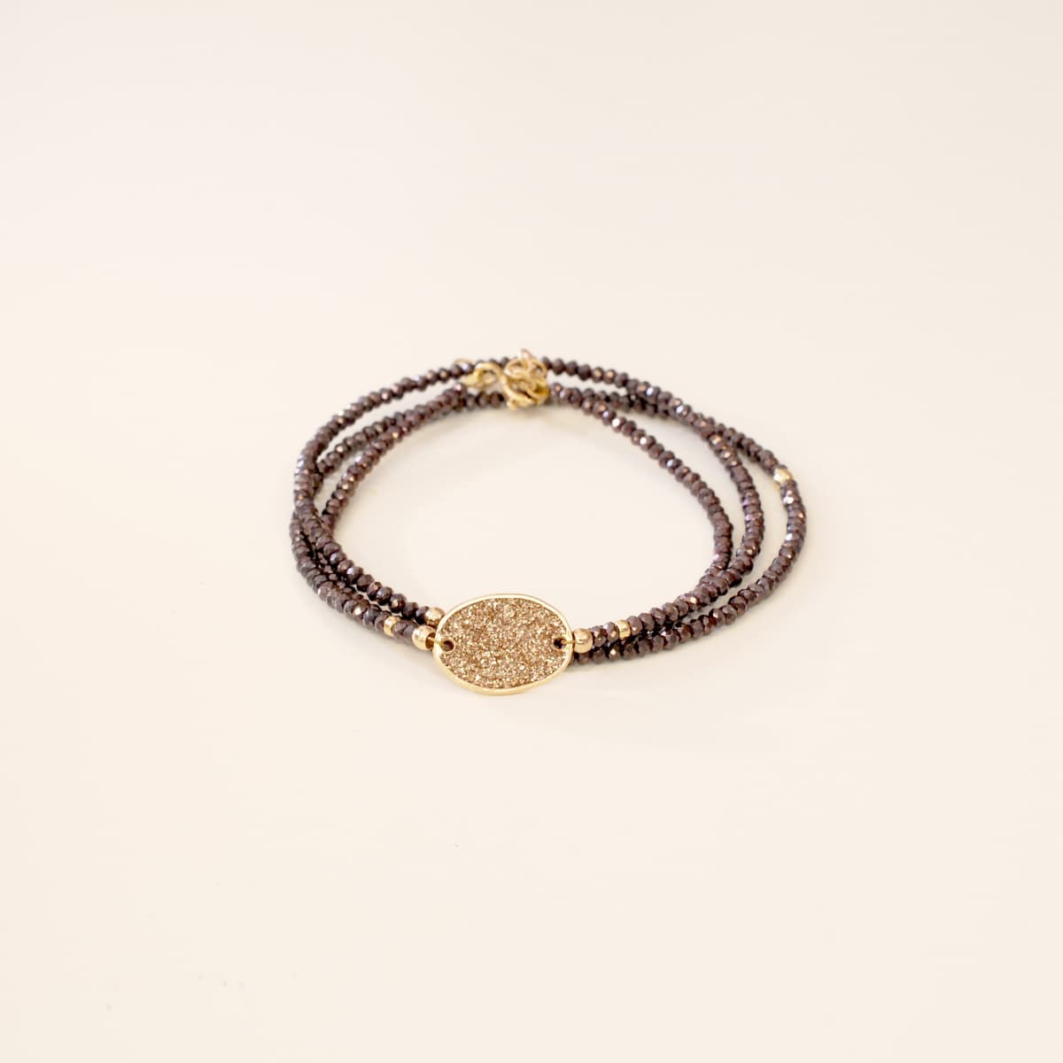 Bracelet Galet Sunshine 3 tours