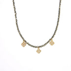 collier femme Louisette trio de trèfles vue générale