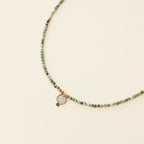 Collier Luna Turquoise facetté